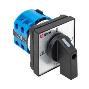 Переключатель кулачковый ПК-1-73 10А 3P для вольтметра линейное напряжение PROxima pk-1-73-10