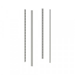 Стойки вертикальные, В=1000мм, без дополнительных креплений, 4шт RAL7035 R5KMN10