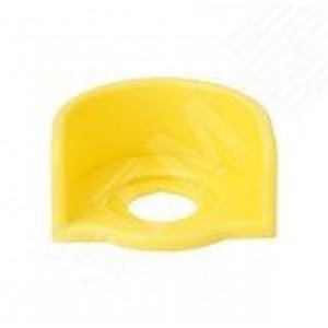 Кожух защитный для кнопки аварийного останова 60мм, желтый, полукруг SB4BZ005