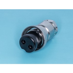 AC-M16-2F, Разъем M16 гнездо на кабель 2 контакта, пайка M5900A