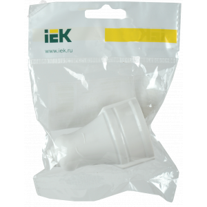 Розетка разборная РПп10-01-Ст 16А прямая с заземл. бел. ERP10-16-01-K01