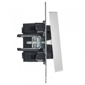 BRITE Выключатель 3-клавишный 10А ВС10-3-0-БрАБ арктический белый IEK BR-V30-0-10-K91