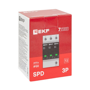 Ограничитель перенапряжения имп. ОПВ-В/3P In 30кА 400В opv-b3