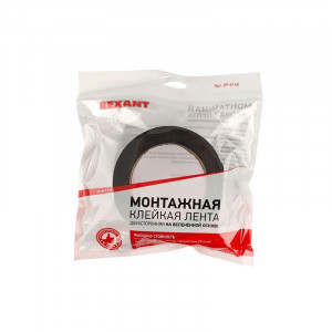 Скотч двухсторонний 40ммх5м зел. на черн. основе 09-6140