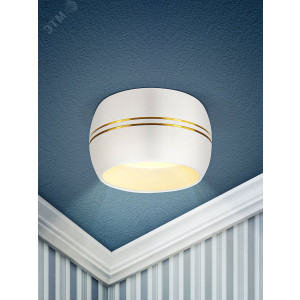 Встраиваемый светильник под лампу GX53 KL81 WH/GD белый/золото Б0049010