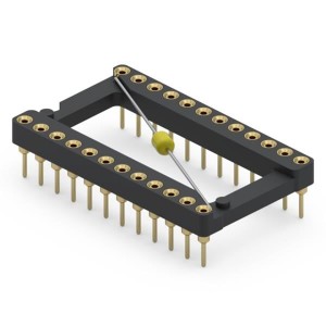 110-13-624-41-801000, Установочные панели для ИС и компонентов 24P GLD PIN GLD CONT