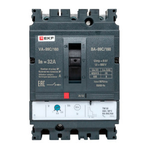 Выключатель автоматический ВА-99C 160/32А 3P 35кА EKF