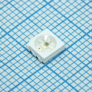WS2815B, Светодиод для поверхностного монтажа 5050,PLCC6; RGB; 5x5x1,6мм; 12В