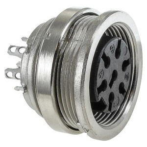 T 3478 000, DIN Connectors 7P PANEL FEMALE