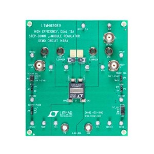 DC1498A, Средства разработки интегральных схем (ИС) управления питанием LTM4620EV Demo Board - Dual 16V, 13A Ste