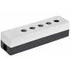 Корпус КП105(6)-Р для кнопок 5(6) мест белый IEK BKP10-6-K01-R