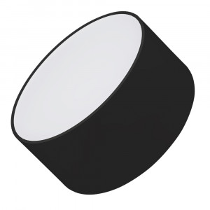 Светильник SP-RONDO-140B-18W Day White 022237, Накладной светильник 18Вт, черный круглый корпус. Цвет ДНЕВНОЙ БЕЛЫЙ 4000K, св.поток 1080-1260лм, CRI(Ra)>80, угол 100°. Размер Ф140x65мм. Питание AC176-240V, 18Вт, драйвер встроенный (400mA 20-42V).