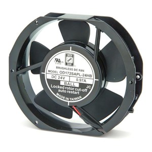 OD172SAPL-24HB, Вентиляторы постоянного тока DC Fan, 172x38mm, 24VDC, 225CFM, Ball Bearing, Wire Leads