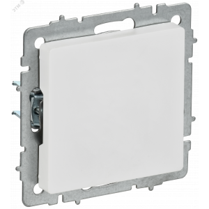 BRITE Заглушка с суппортом МЗ10-БрАБ арктический белый IEK BR-PL10-K91