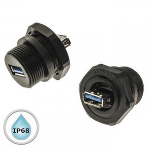 M25USBZ0-3.0, Разъём герметичный SZC M25USBZ0-3.0, 4.8 Гб/с