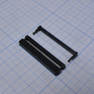 KLS1-204B-40-B, IDC разъем, розетка на плоский шлейф 40pin(2x20), шаг 2.00мм