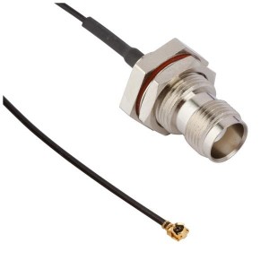 336209-13-0300, Соединения РЧ-кабелей TNC Blkhd Jack - AMC Plug 132mm, 300mm