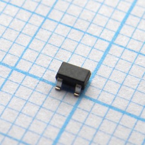 PDTA123EU,115, Цифровой биполярный транзистор PNP, 50 В, 0.1 А, 0.2 Вт, 2.2 кОм+2.2 кОм