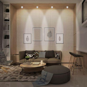 Светильник OL28 WH/BK под лампу GX53 IP44 настенно-потолочный спот черн./бел. Б0055581