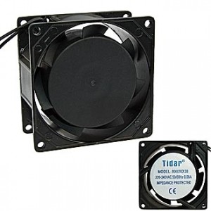 RQA 8038HSL 220VAC, Вентилятор 220В AC, 2300об/мин., 80x80х38мм, 39м3/час, 25дБ, подшипник скольжения, тип вывода - провод