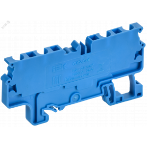 ARMAFIX Клемма пружинная CX2.5-4 BU 2,5мм2 четырехконтактная синяя IEK AF-CT40-00-4-K07-002