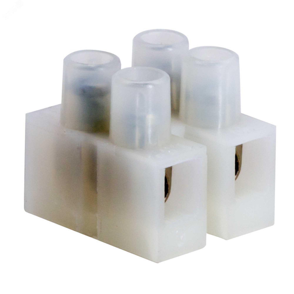 Изображение товара КЛЕММНИК Полиамид 6.6, 2р,110°С,450V, 24A, 2,5мм.кв. 43102NY