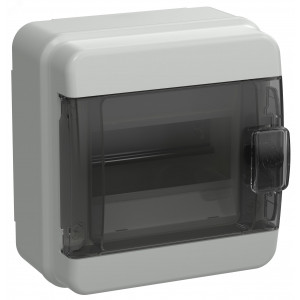 Корпус пластиковый КМПн-6 IP65 черн. прозр. дверь TEKFOR TF5-KP72-N-06-65-K03-K02