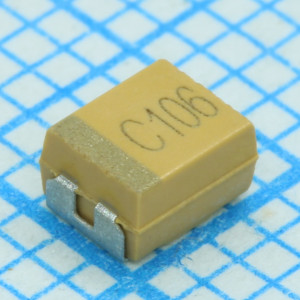 TLJB157M010R0500, ЧИП-конденсатор танталовый 150мкФ 10В типоразмер B ±20% (3.5х2.8х1.9мм) выводы внутрь SMD 3528-21 0.5Ом 125°С лента на катушке