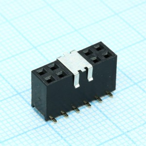 L-KLS1-208-2-12-TMC, Гнездо на плату 2.54мм