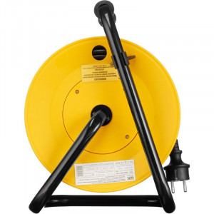 Удлинитель на катушке 4х30м с заземл. 16А IP44 Industrial plus УК30 3х1.5 термозащита WKP15-16-04-30-44
