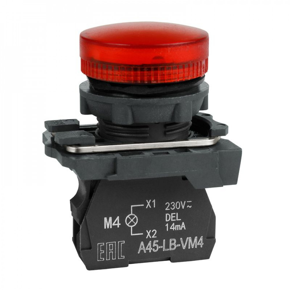 Изображение товара Сигнальная лампа OptiSignal D22 C5-L-B4 красная 24VAC/DC пластик Изображение товара Сигнальная лампа OptiSignal D22 C5-L-B4 красная 24VAC/DC пластик
