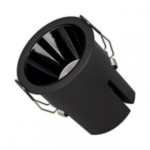 Светильник MS-ATLAS-BUILT-R72-20W Warm3000 (BK-BK, 30 deg, 230V) 035466, Встраиваемый светильник даунлайт. Мощность 20 Вт, св. поток 1640 лм, 82 лм/Вт, теплый 3000 K, CRI>90, UGR<16, угол 30°, напряжение питания 230 В. Черный круглый корпус из алюминия, степень защиты IP20. Размер: диаметр 72 мм, высота 79 мм. Монтаж встраивае