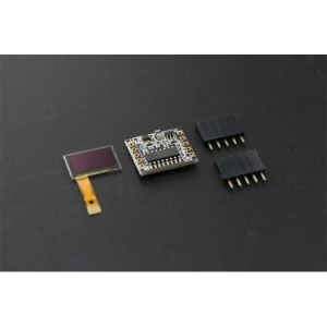 DFR0376, Средства разработки тактильных датчиков SPI/I2C Monochrome 60x32 0.5"OLED Display for Arduino