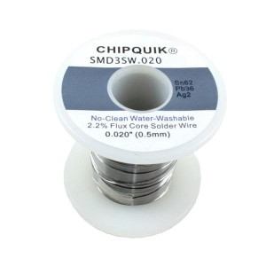 SMD3SW.020 8OZ, Припой Припой Wire 62/36/2 T/Ld/S N/C .020 .5lb