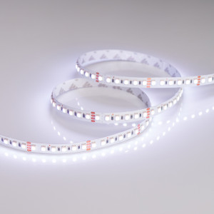 Лента RT 2-5000 24V RGB 10mm (4040, 120 LED/m, LUX) 026834, Гибкая лента LUX, светодиоды smd 4040, 120шт/м (600шт на 5м), белая плата 10мм, скотч 3М. Цвет RGB. Питание 24V, мощность 13.2 Вт/м (66 Вт на 5м), угол 120°. Размеры 5000х10x2.1мм. Мин.отрезок 50мм, 6 шт светодиодов. Пакет 5м. Цена за 1м.