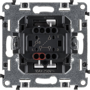 Переключатель 1-кл. СП Valena Allure 10А IP20 250В 10 752906