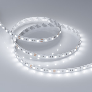 Лента RT-B60-10mm 12V White6000 (14.4 W/m, IP20, 5060, 5m) 012339(2), Светодиодная лента RT-B60, открытая. Светодиоды 5060, 60 шт/м (300 шт на 5 м), белая плата, ширина 10 мм, скотч 3M. Цвет БЕЛЫЙ 6000 K, цветопередача CRI>85, угол 120°. Питание 12V, мощность 14.4 Вт/м (72 Вт на 5 м). Размеры 5000x10x2.2 мм. Мин. отрезок 50