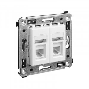 Avanti Розетка телефонная в стену двойная, 