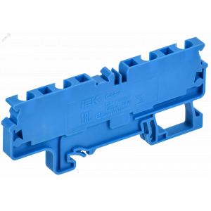 ARMAFIX Клемма пружинная CX4-4 BU 4мм2 четырехконтактная синяя IEK AF-CT40-00-4-K07-004
