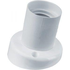 Патрон электрический Navigator 14 016 NLH-PL-W1-E27 пластик настенный наклонный(кр.1шт)