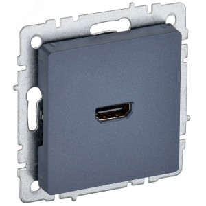 BRITE Розетка HDMI РHDMI-0-БрМ маренго BR-H10-K35