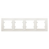 Изображение товара Рамка 4-м Karea горизонт. крем. 56010704