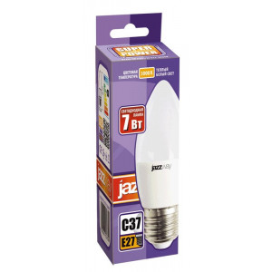 Лампа светодиодная PLED-SP 7Вт C37 свеча 3000К тепл. бел. E27 530лм 230В 1027825-2