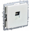 BRITE Розетка компьютерная RJ45 кат.5E РК10-БрЖ жемчуг BR-K10-1-K36