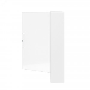 Щит 36 модулей настенный  FRAME, белый, с прозрачной дверцей, с 4 шинами PEN на 8 и 10 отверстий F36W1WT