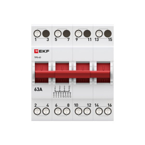 Переключатель трехпозиционный ТПС-63 4P 63А PROxima TPS463