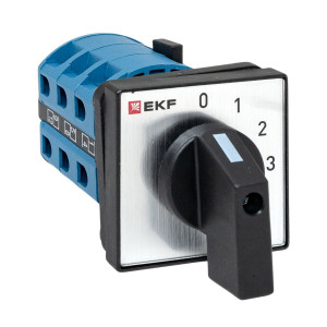 Переключатель кулачковый ПК-1-102 25А 2P «0-1-2-3» PROxima pk-1-102-25