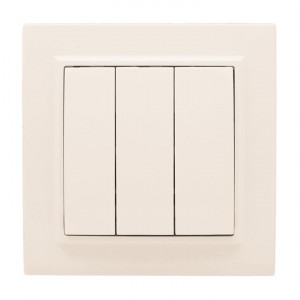 Выключатель 3-кл. СП 10А бежевый Минск ERV10-024-20