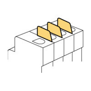 Раздел.перегородка зажимов 004447