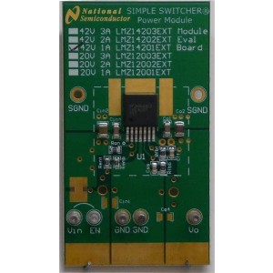 LMZ14201EXTEVAL/NOPB, Средства разработки интегральных схем (ИС) управления питанием LMZ14201EXT EVAL BOARD